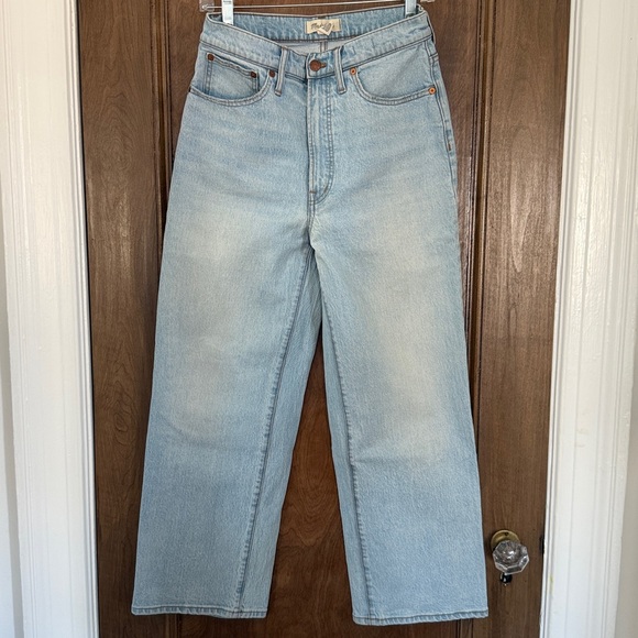 Madewell Perfect Vintage Wide-Leg Crop Jean - Picture 1 of 3